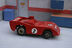 Slotcars66 Alfa Romeo 33TT12 1/43rd scale Policar slot car red #2 